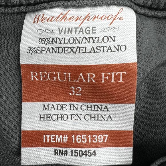 Weatherproof Mens Regular Fit Performance Shorts Black Size 32 - Picture 6 of 8